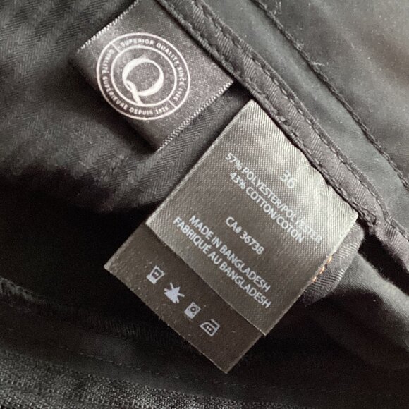 Haggar Men's Golf Shorts - Black - Size 36 - Picture 2 of 3